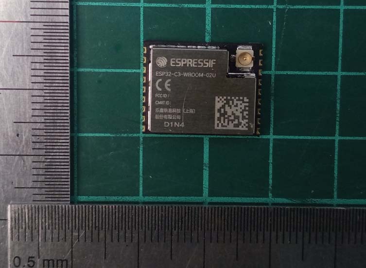 Espressif ESP32-C3-WROOM-02U external FCC photo from External Photos p. 1