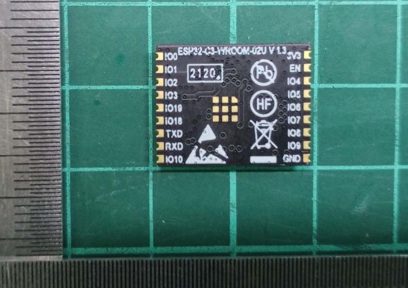 Espressif ESP32-C3-WROOM-02U external FCC photo from External Photos p. 1