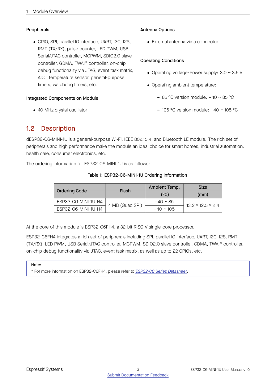 Module Overview visual from the manual from the FCC user manual