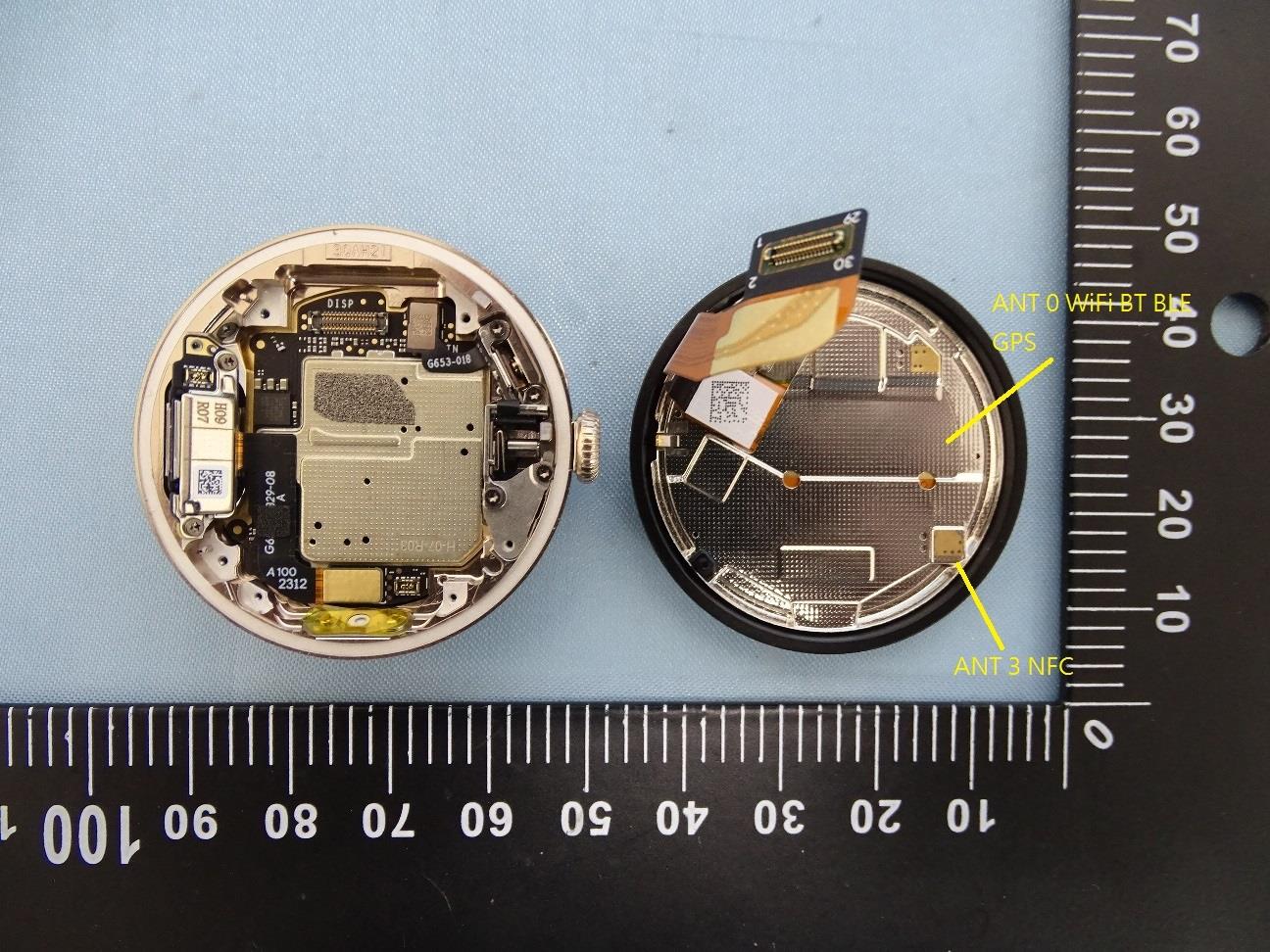 Google Pixel Watch 2 internal FCC photo from Internal Photos p. 1
