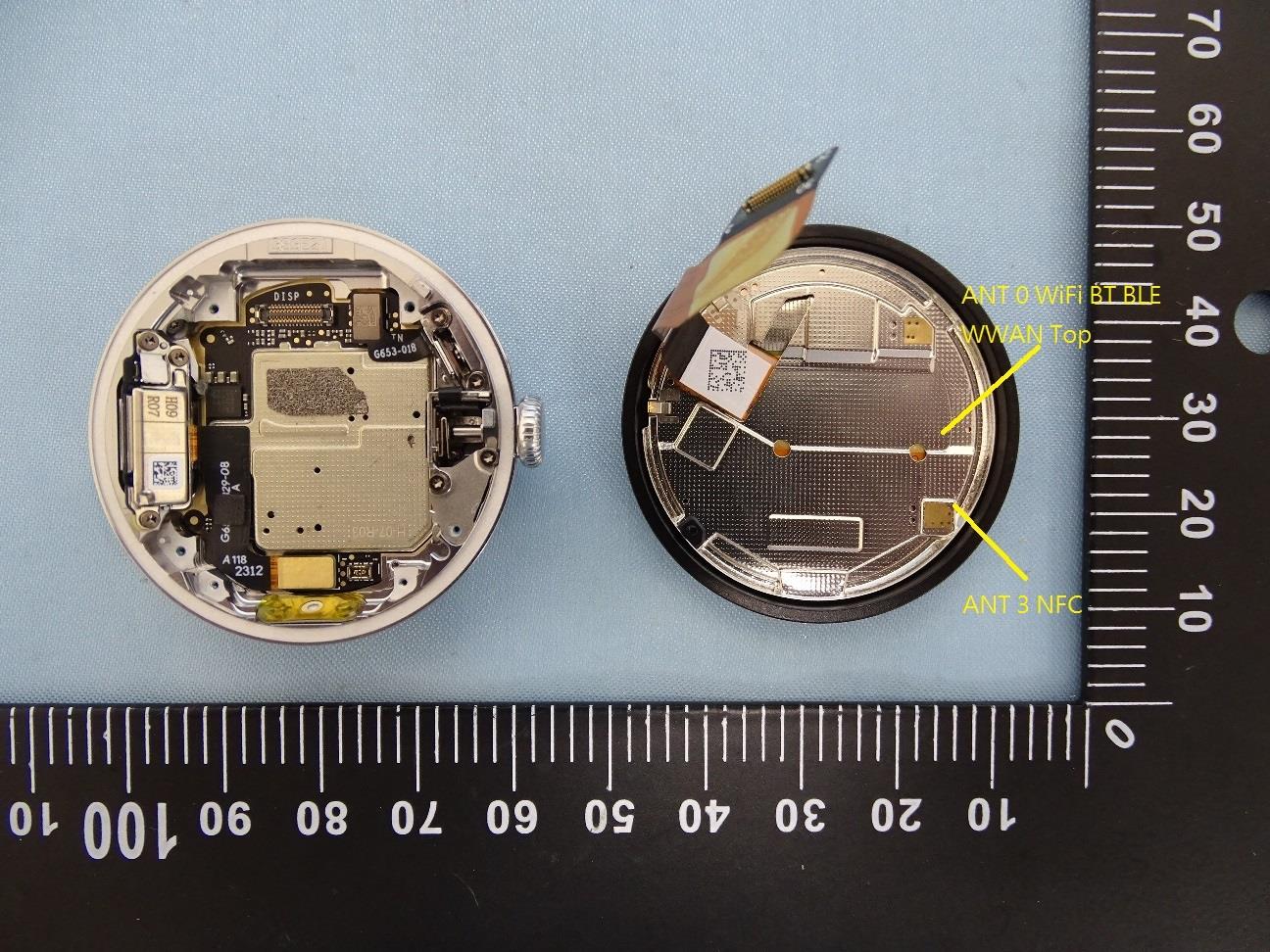 Google Pixel Watch 2 internal FCC photo from Internal Photos p. 1
