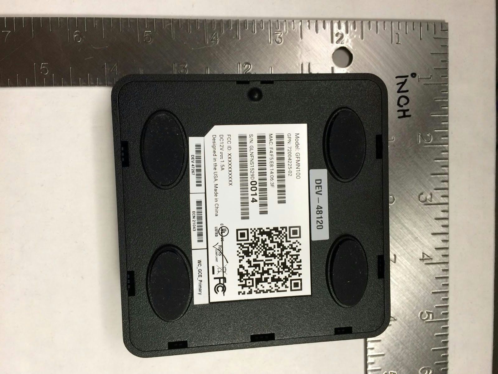 Google GFMN100 external FCC photo from External Photos p. 1