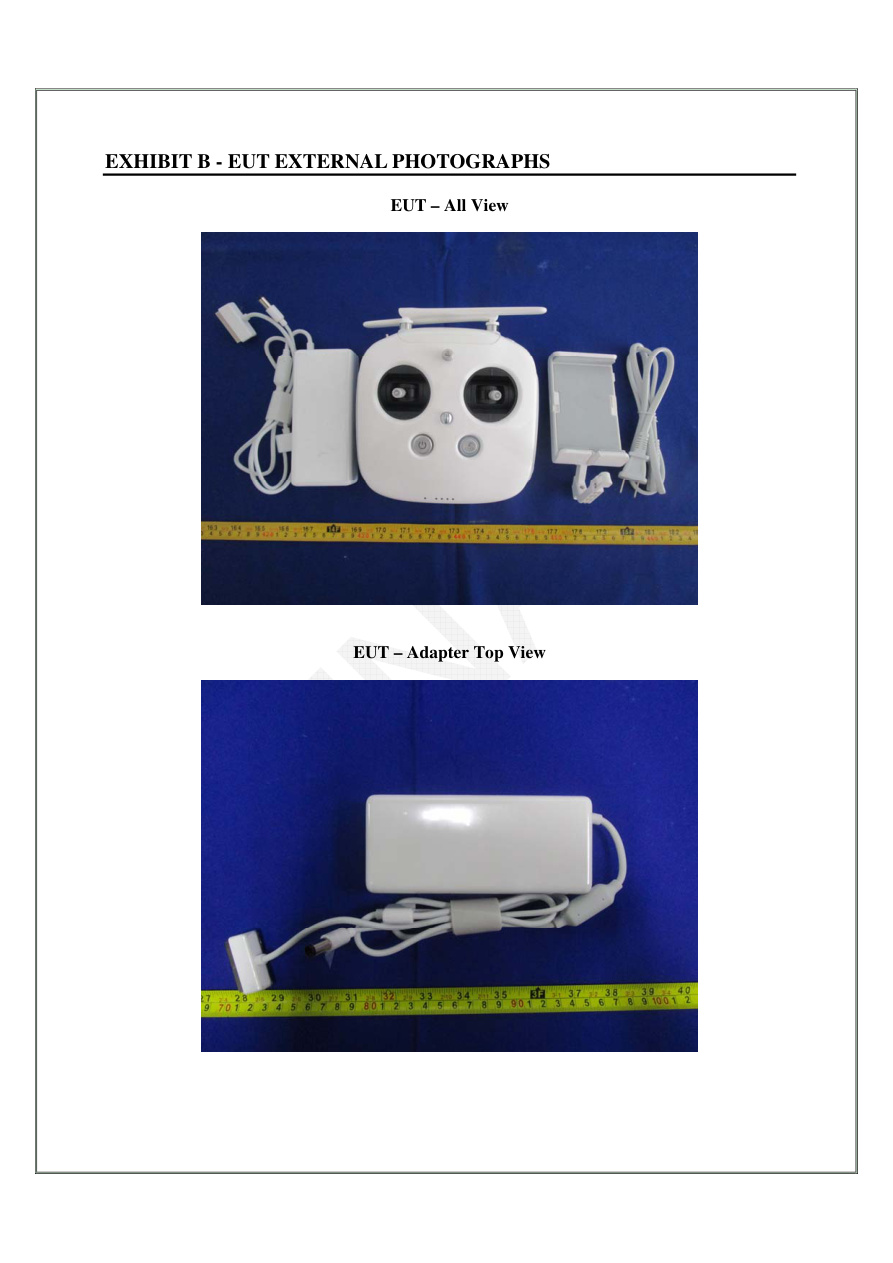 DJI Phantom 4 Pro external FCC photo from External Photos (3155823) p. 1