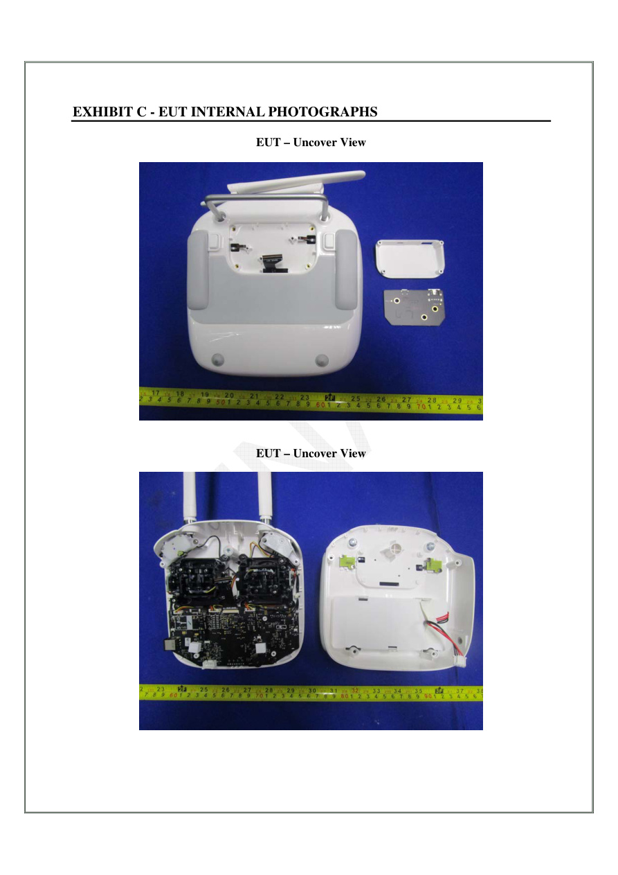 DJI Phantom 4 Pro internal FCC photo from Internal Photos (3155825) p. 1