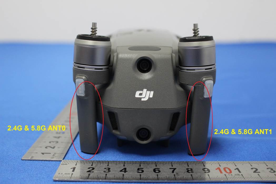 DJI Mavic 2 Zoom external FCC photo from External Photos p. 2
