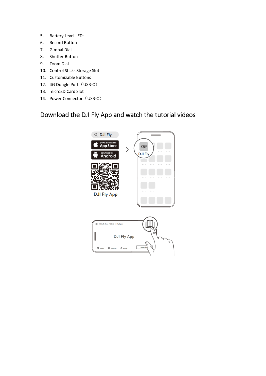 Battery Level LEDs visual from the manual from the FCC user manual
