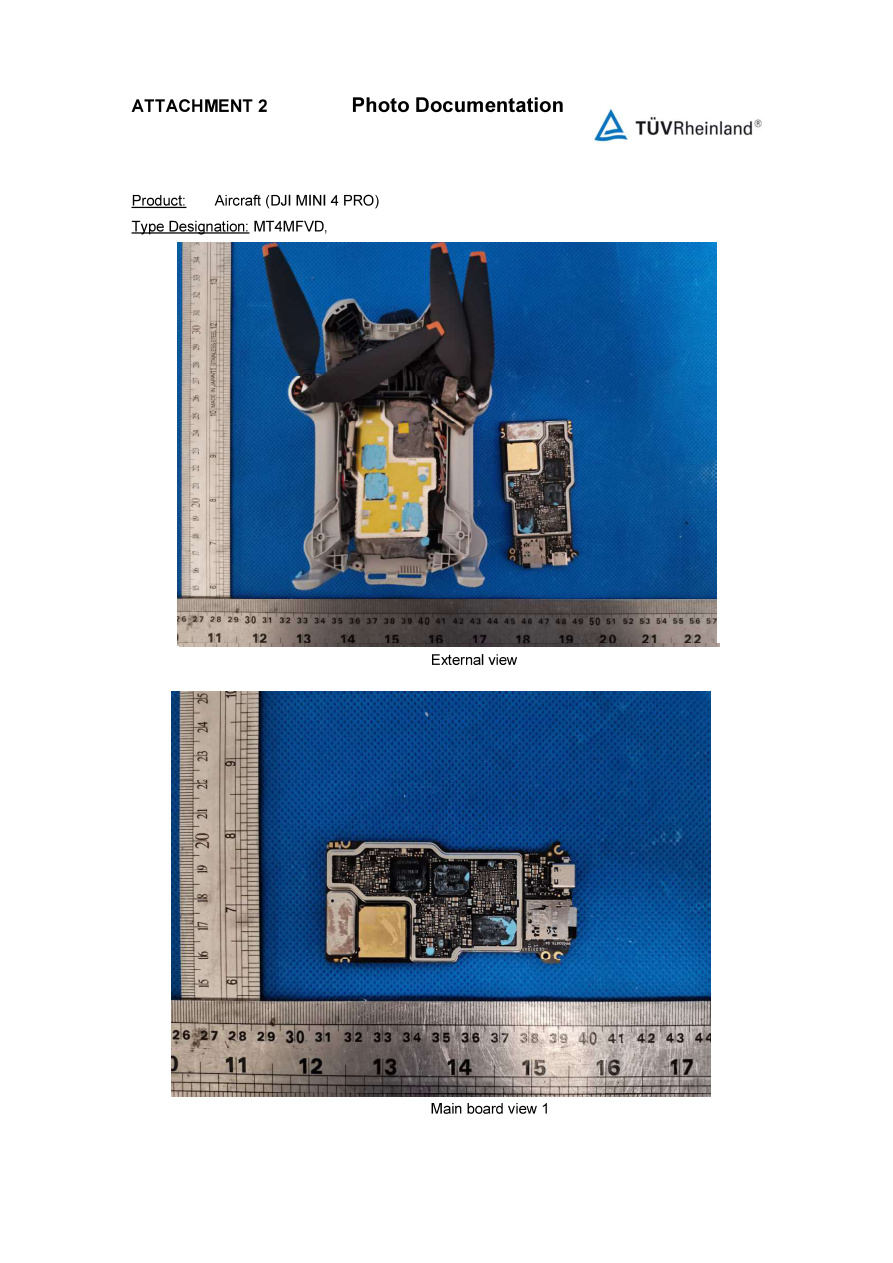 DJI MT4MFVD23 internal FCC photo from Internal Photos p. 1