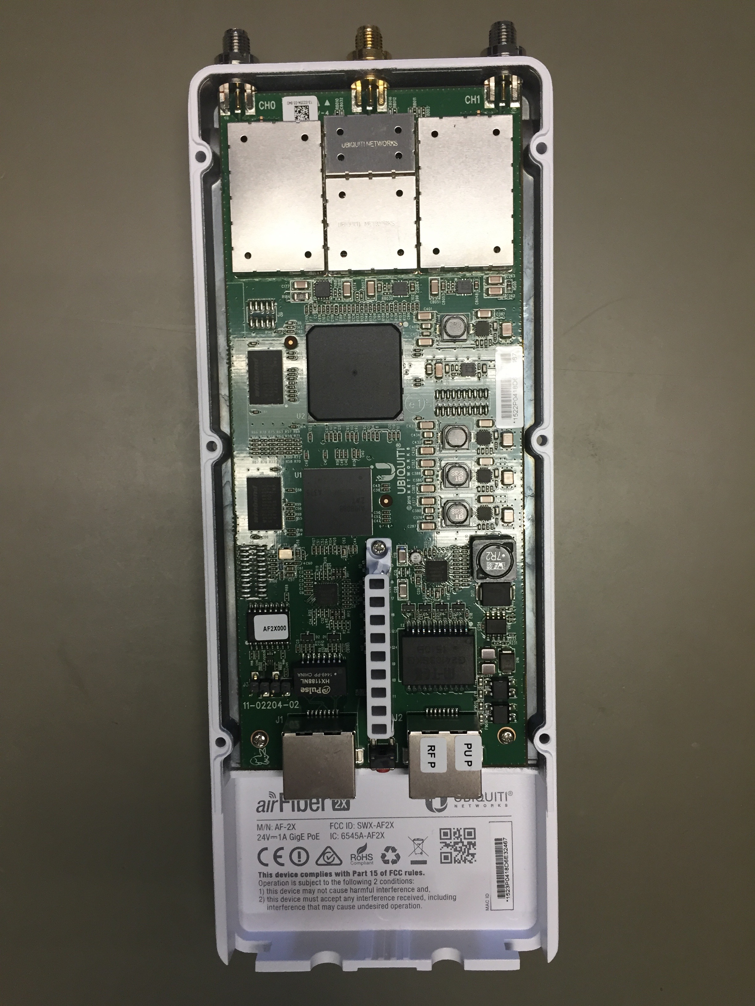 Ubiquiti AF2X internal FCC photo from Internal Photos p. 1