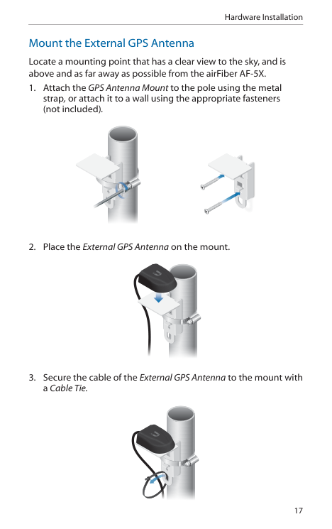 Hardware Installation visual from the manual from the FCC user manual
